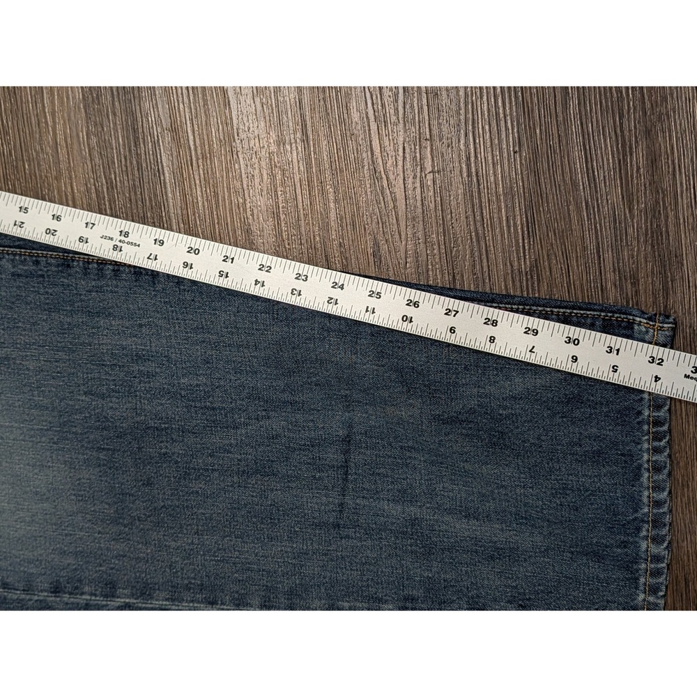 Polo Ralph Lauren Varick Slim Straight Graphic Jeans Mens 46B x 32 Blue Denim - Picture 5 of 10